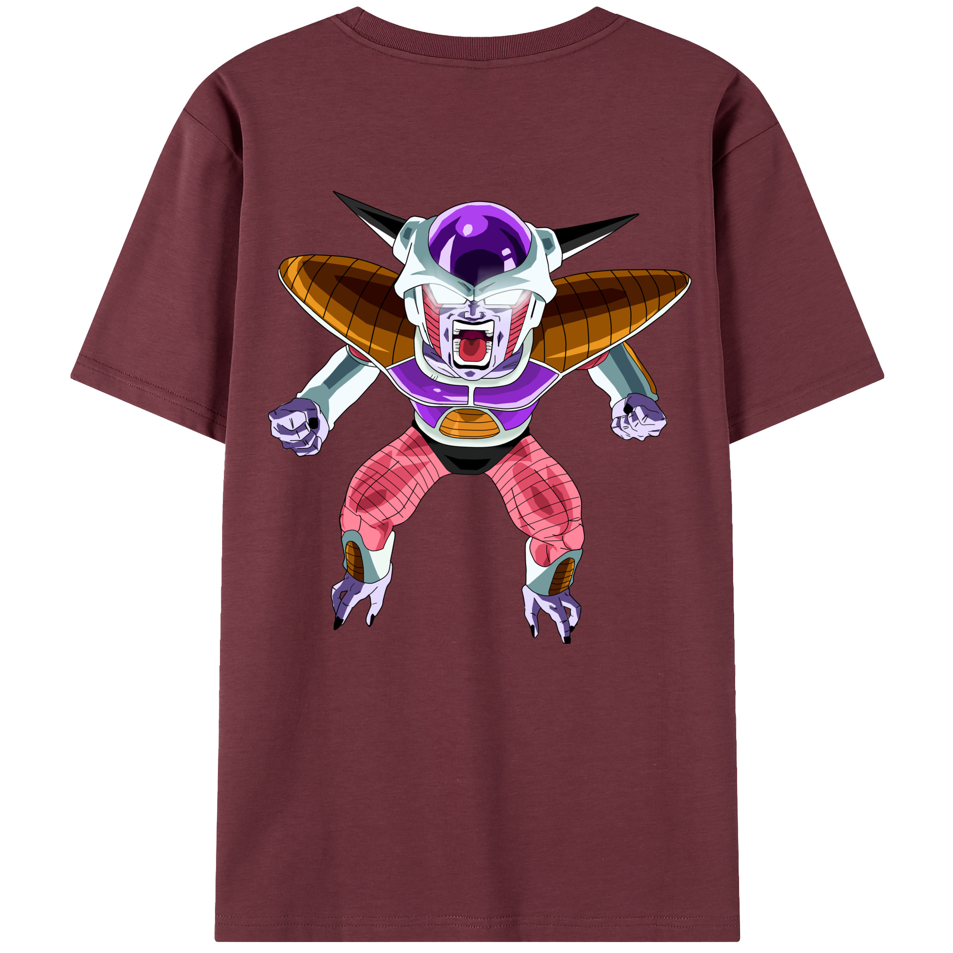 （画像用） ドラゴンボール フリーザ DRAGON BALL Frieza 綿100％半袖Tシャツ（背面プリント）